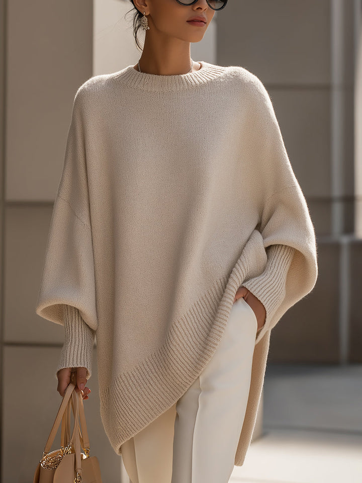 Beige Oversized Sweater