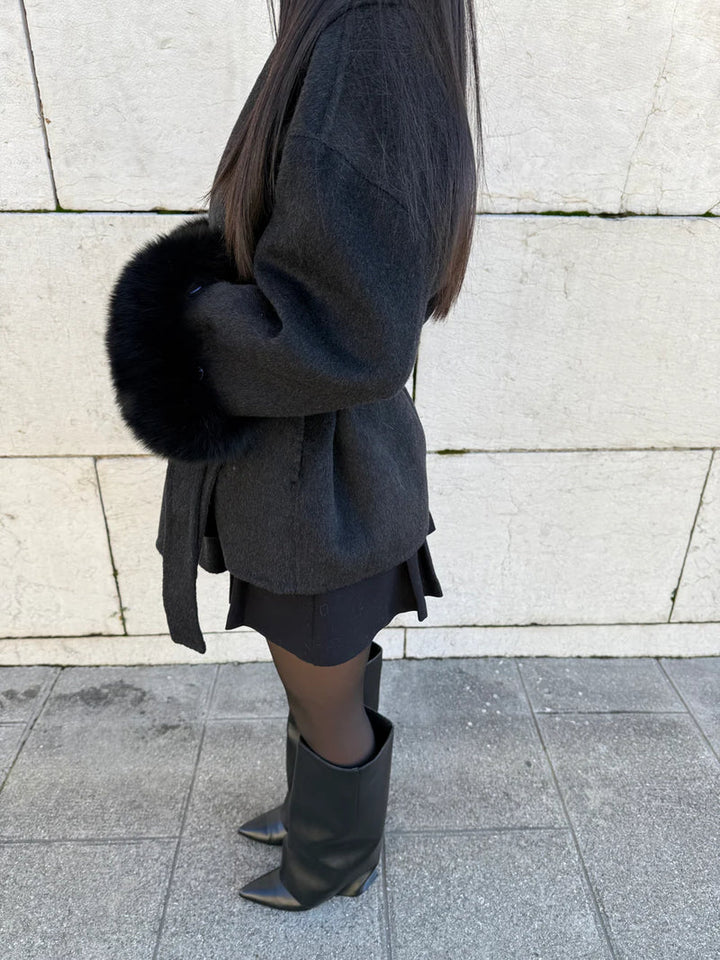Elena | Elegante Wollen Mantel