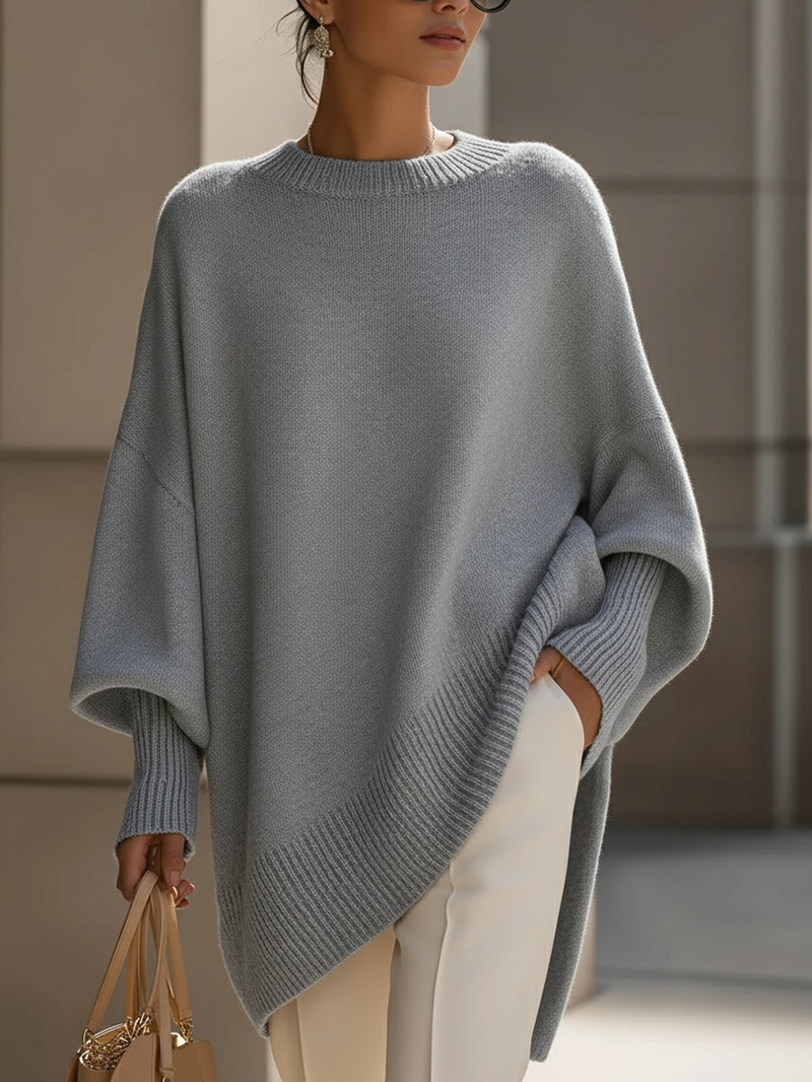 Beige Oversized Sweater
