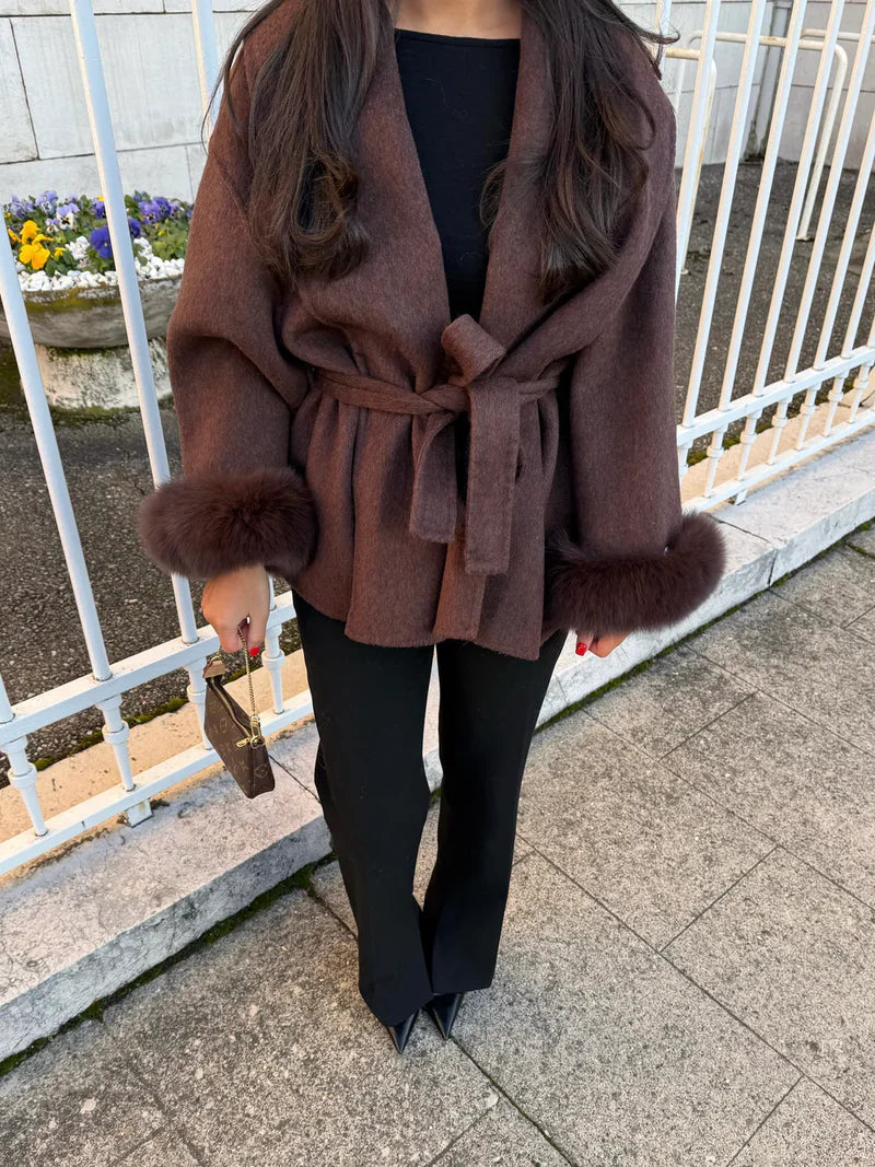 Elena | Elegante Wollen Mantel