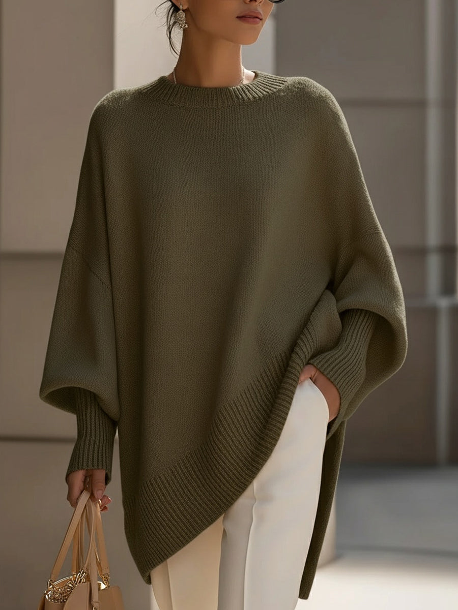 Beige Oversized Sweater