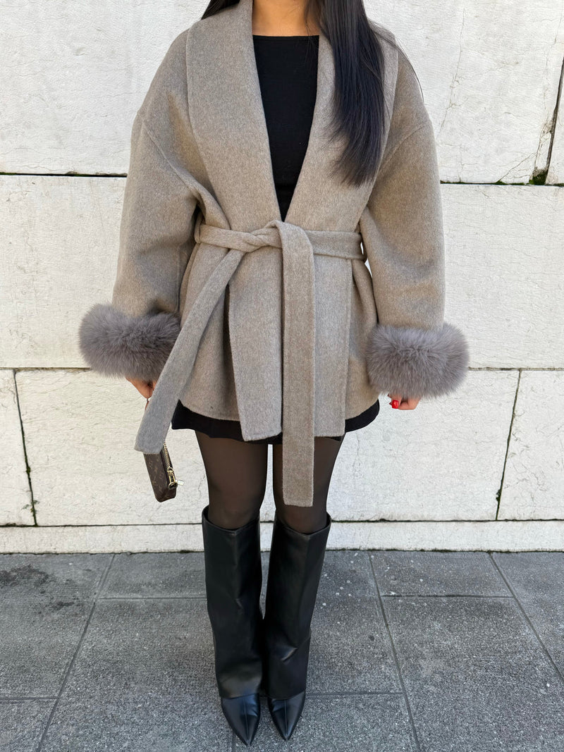 Elena | Elegante Wollen Mantel