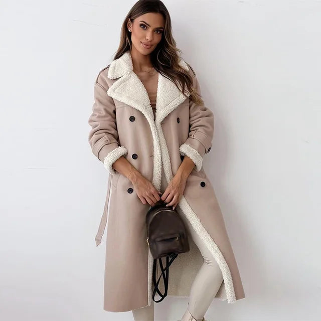 Signe Faux Leather Coat